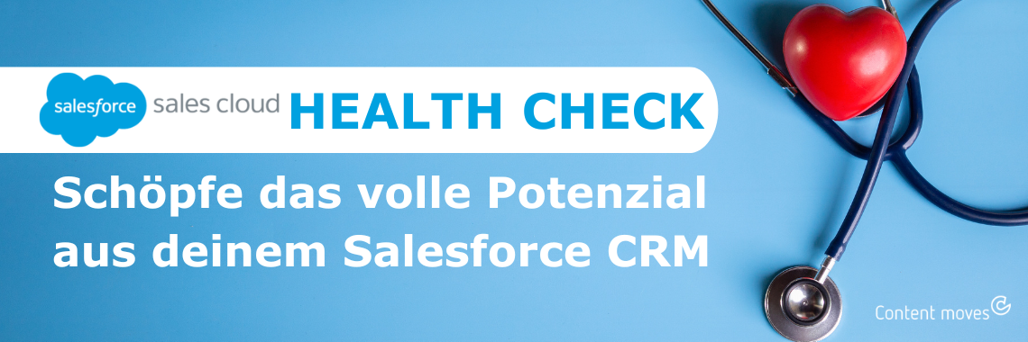 Sales Cloud Health Check Header